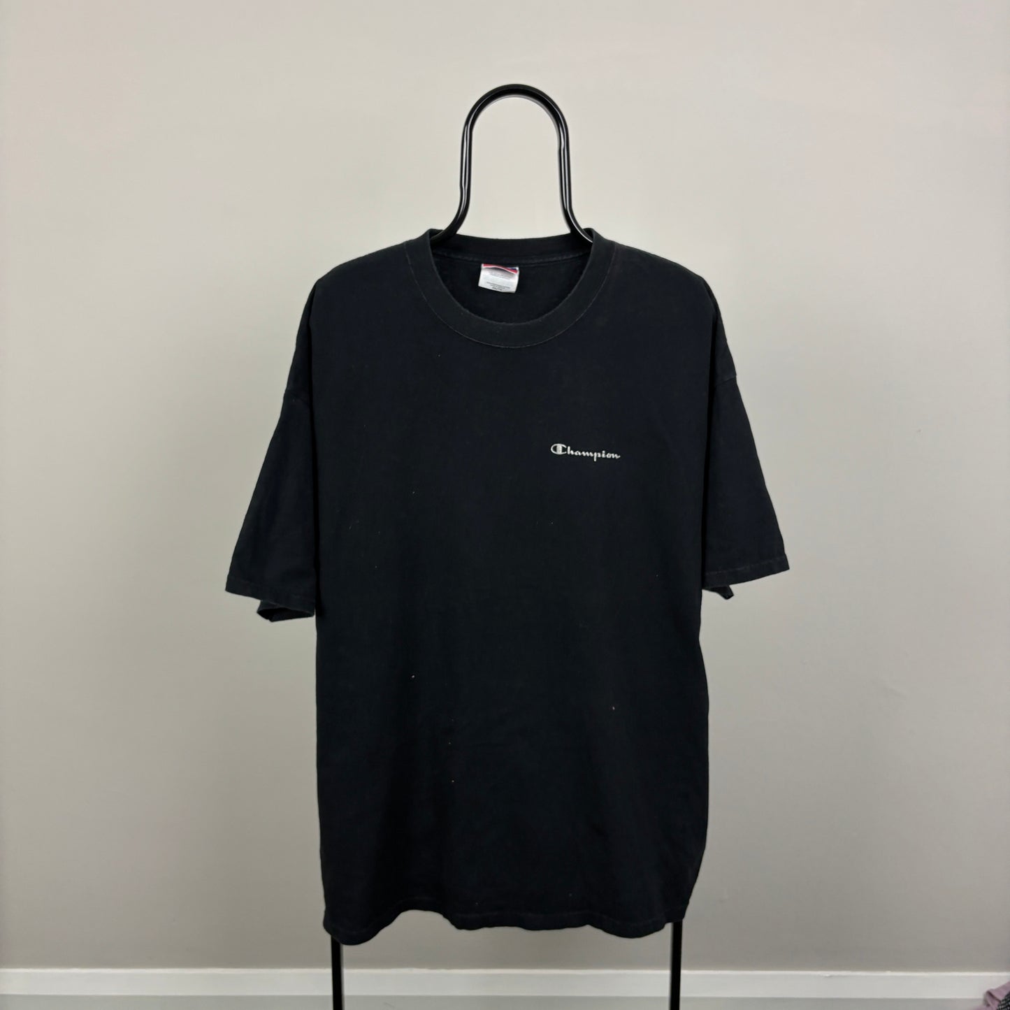 90s Champion T-Shirt Black XL