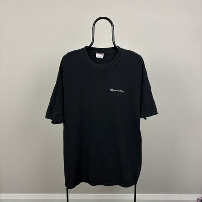 90s Champion T-Shirt Black XL