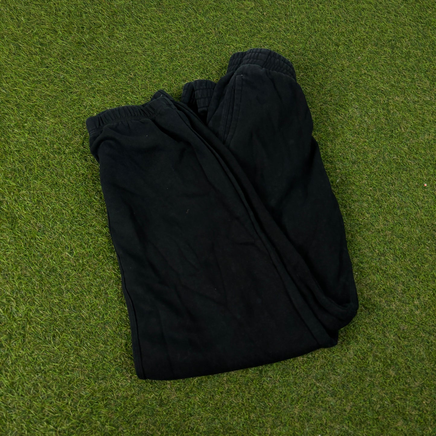 00s Nike Wide Leg Cotton Joggers Black XS