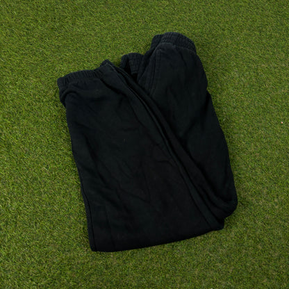 00s Nike Wide Leg Cotton Joggers Black XS
