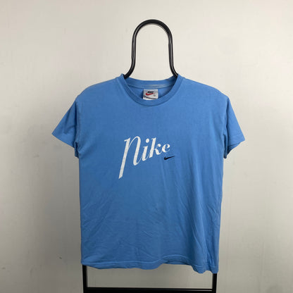 90s Nike T-Shirt Baby Blue Medium