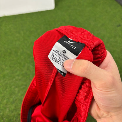 00s Nike Football Shorts Red Small