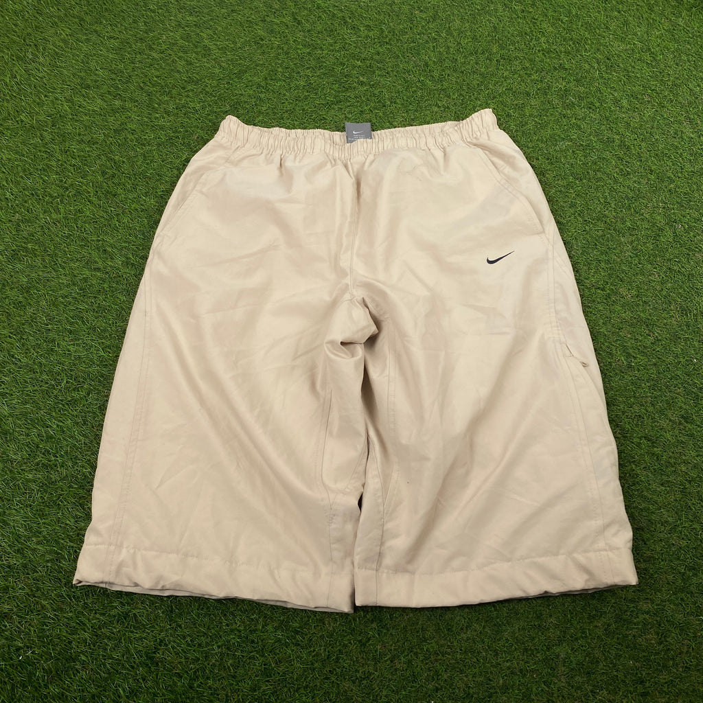 90s Nike Baggy Shorts Brown Small