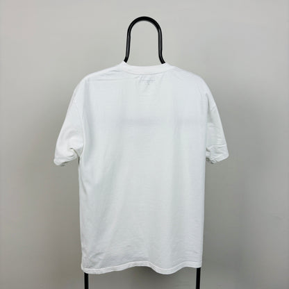 00s Carhartt Cowboy T-Shirt White Medium