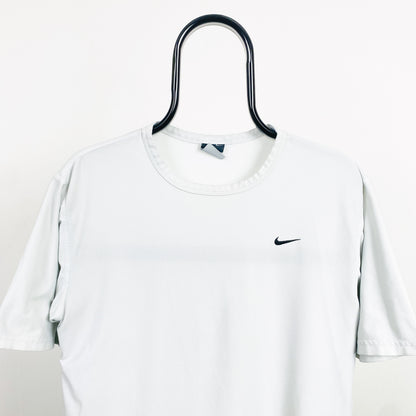 00s Nike Football Shirt T-Shirt White Small