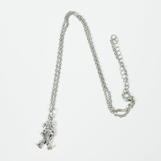 Jester Charm Necklace .925 Silver