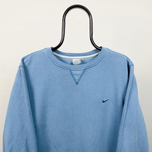 00s Nike Sweatshirt Blue Medium