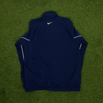 00s Nike Piping Jacket + Joggers Set Blue Medium