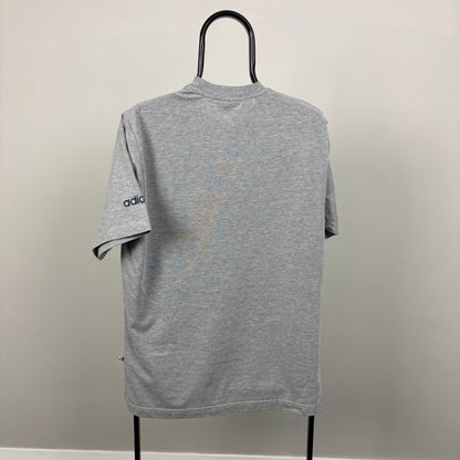 90s Adidas Atlanta 96 Olympics T-Shirt Grey Medium