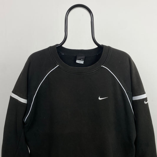 00s Nike Piping Sweatshirt Black Large