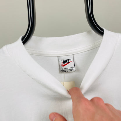 90s Nike T-Shirt White Large