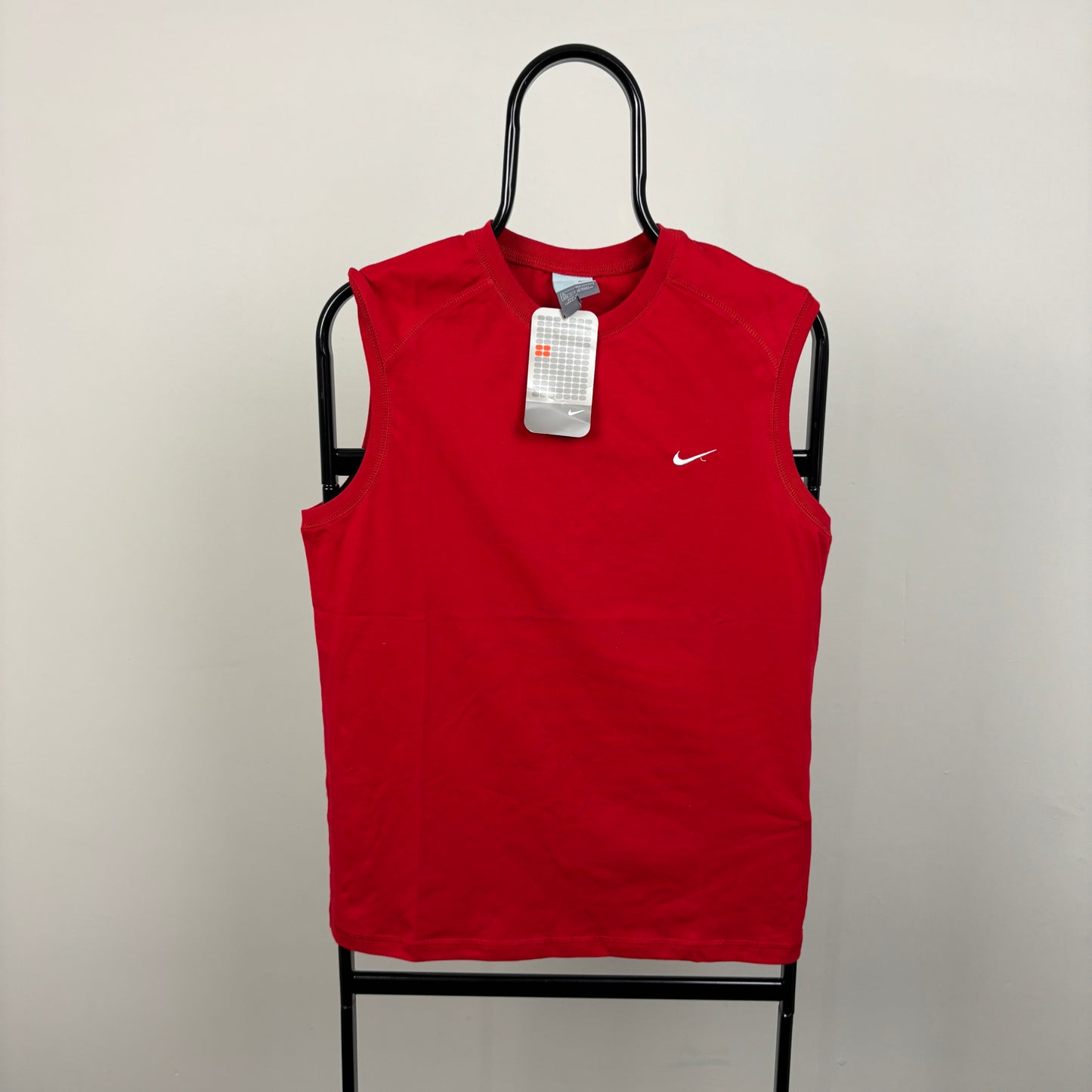 00s Nike Vest T-Shirt Red Small