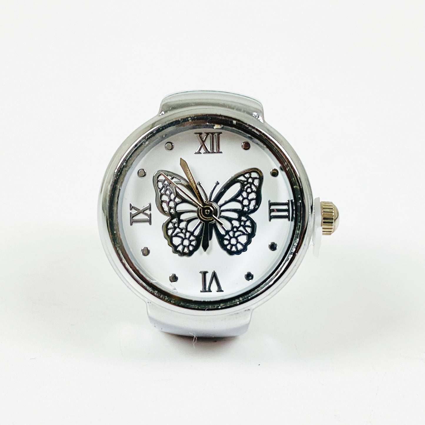Adjustable Butterfly Watch Ring