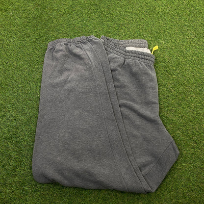 00s Nike Wide Leg Cotton Joggers Grey XL