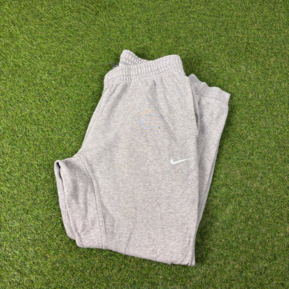 00s Nike Cotton Joggers Grey Medium