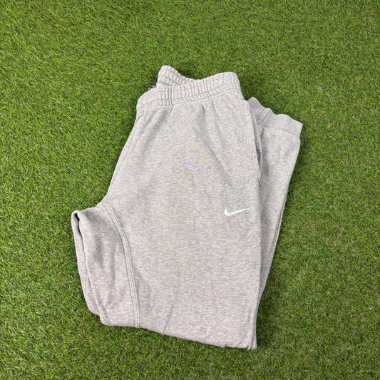 00s Nike Cotton Joggers Grey Medium