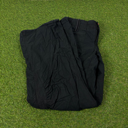 00s Nike Cargo Trousers Joggers Black Small