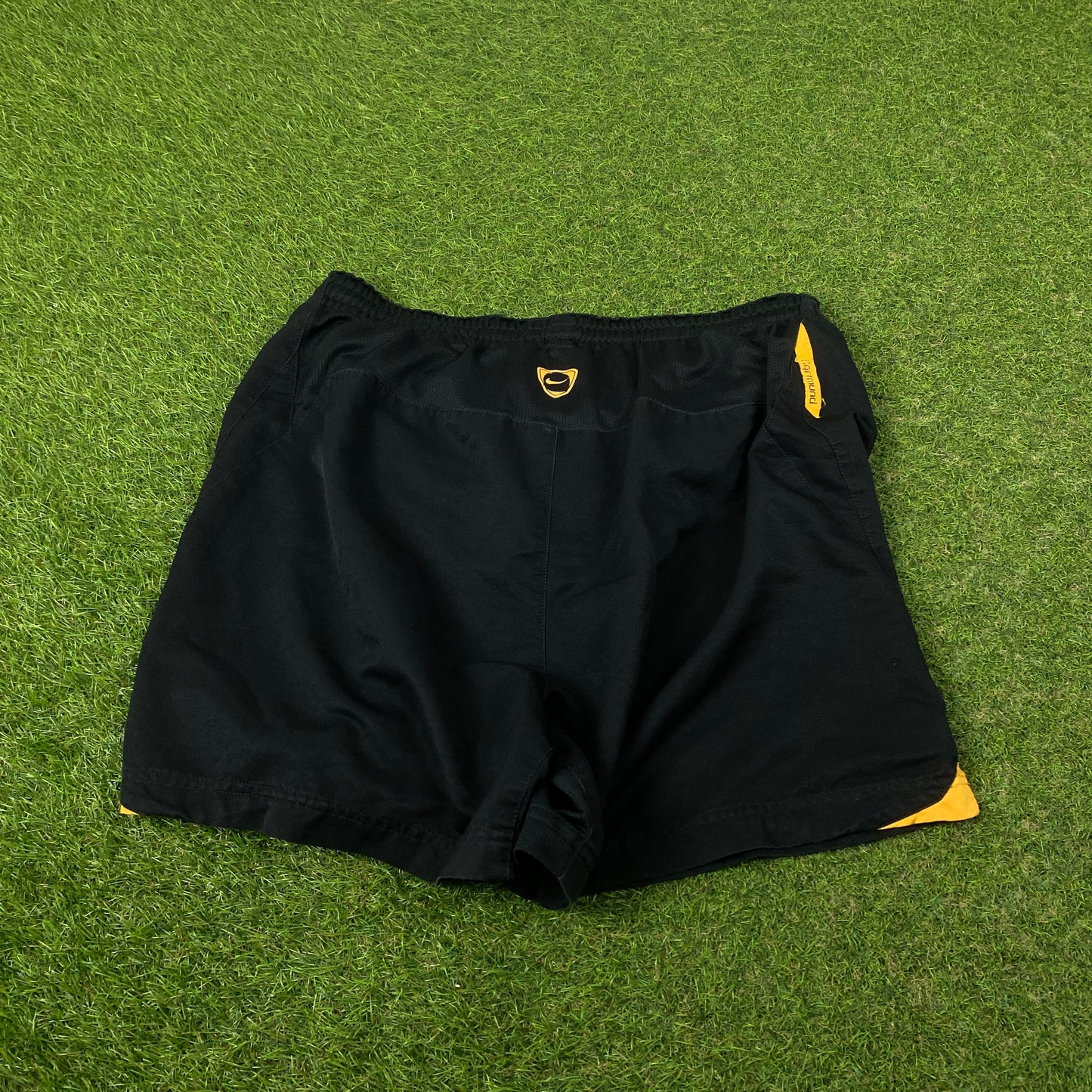 00s Nike Borussia Dortmund Football Shorts Black Large