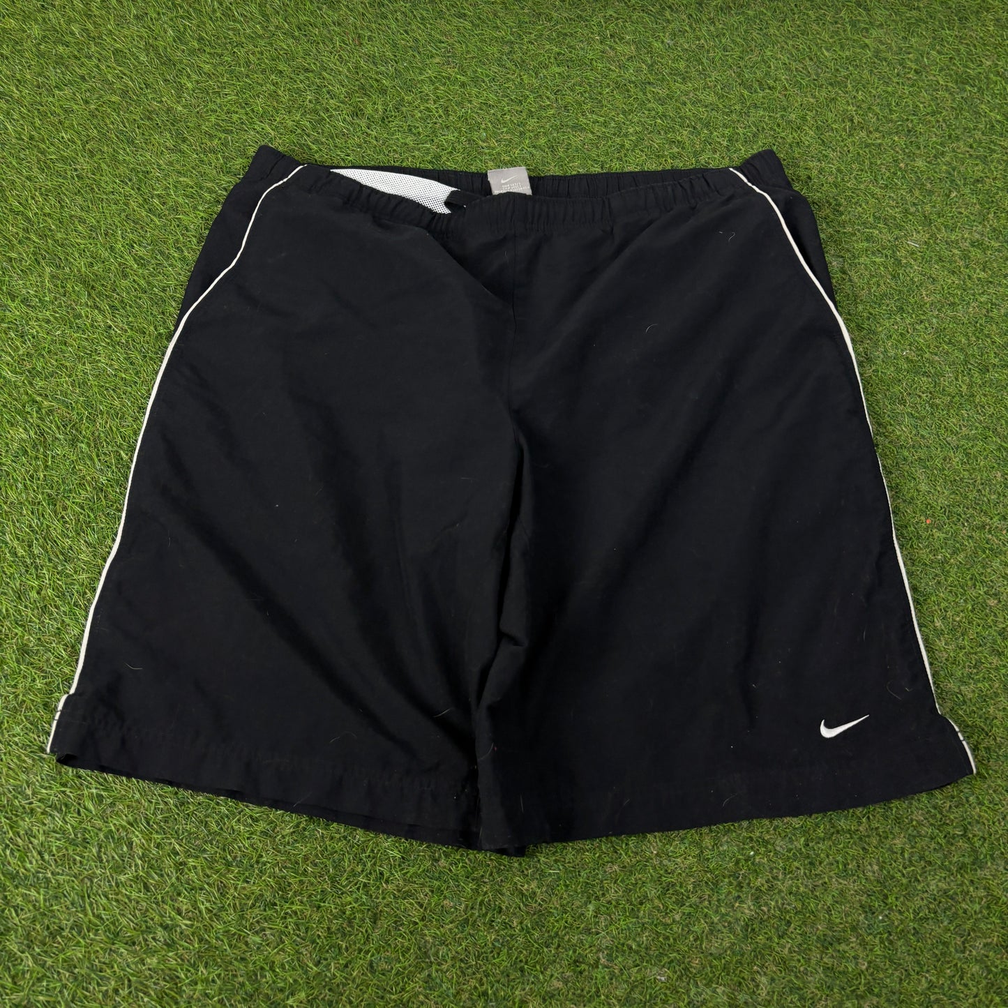 00s Nike Piping Shorts Black Large