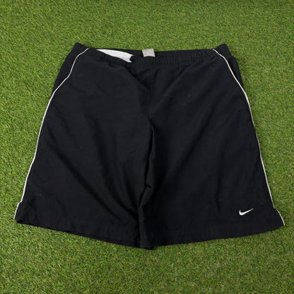 00s Nike Piping Shorts Black Large