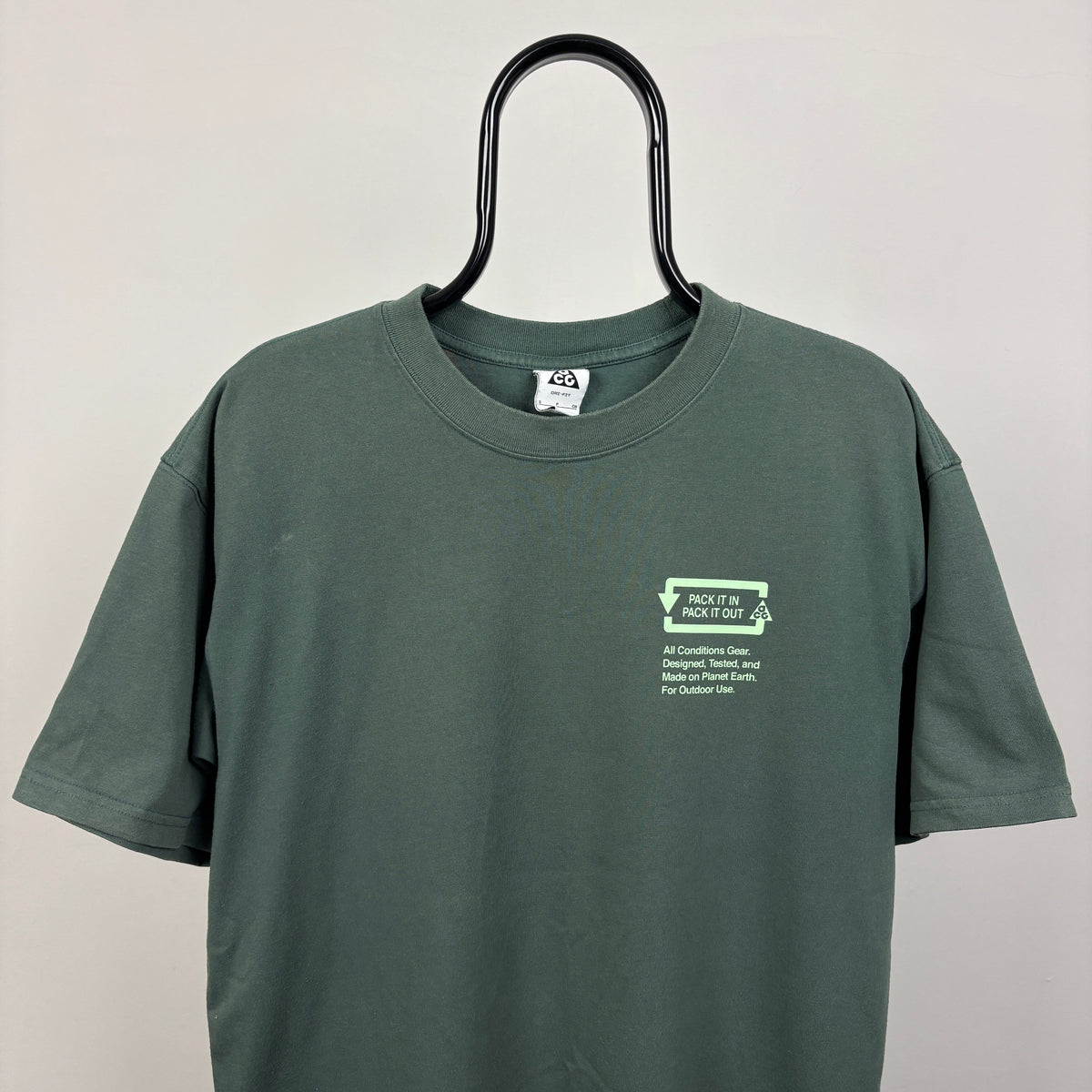 00s Nike ACG T-Shirt Green Small