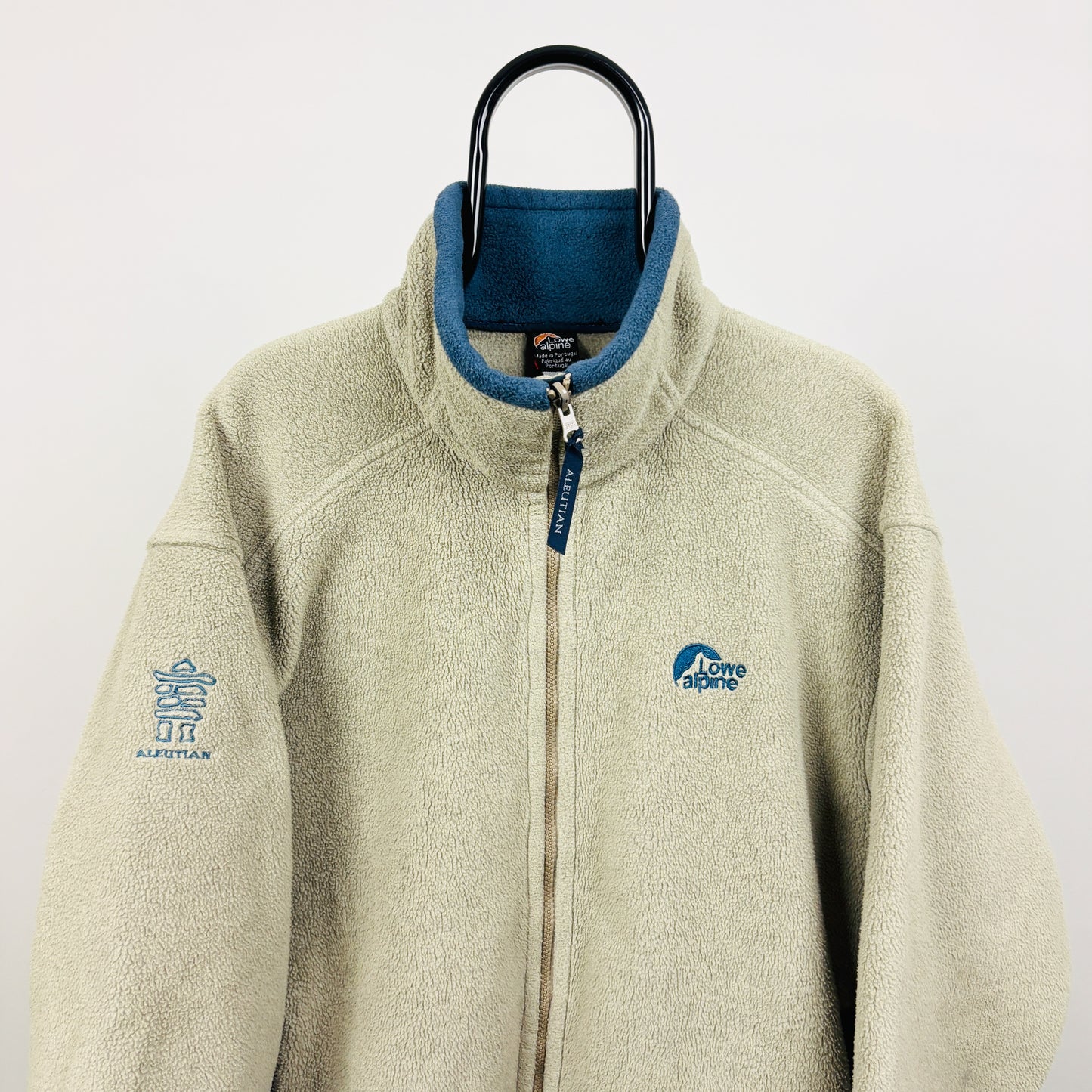 90s Lowe Alpine Deep Pile Fleece Sweatshirt Brown Large