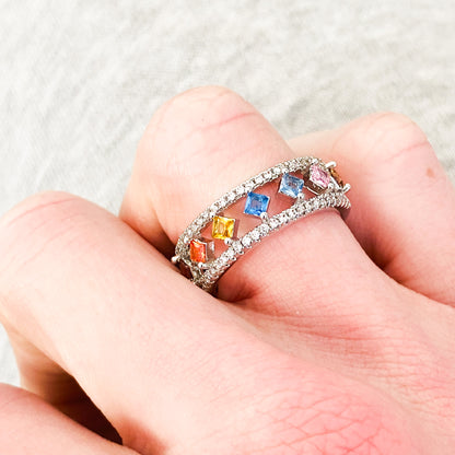 Vintage Bling Band Ring