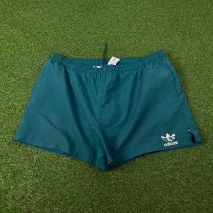 90s Adidas Shorts Green Large