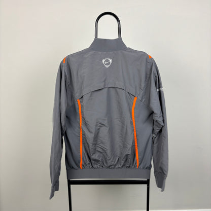 90s Nike Valencia Windbreaker Jacket Grey Small