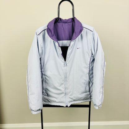 00s Nike Reversible Puffer Jacket Purple Medium