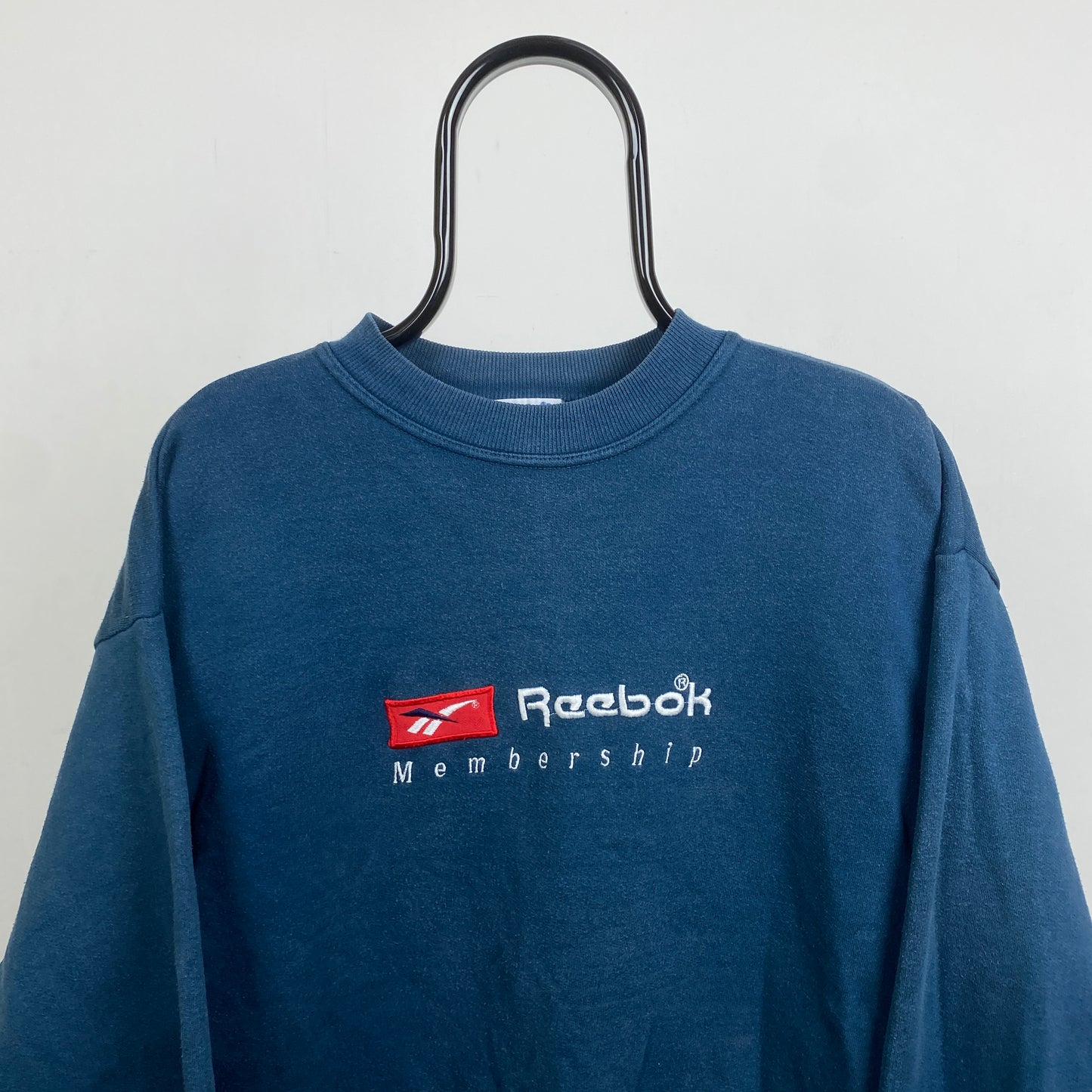 Retro Reebok Sweatshirt Blue XL