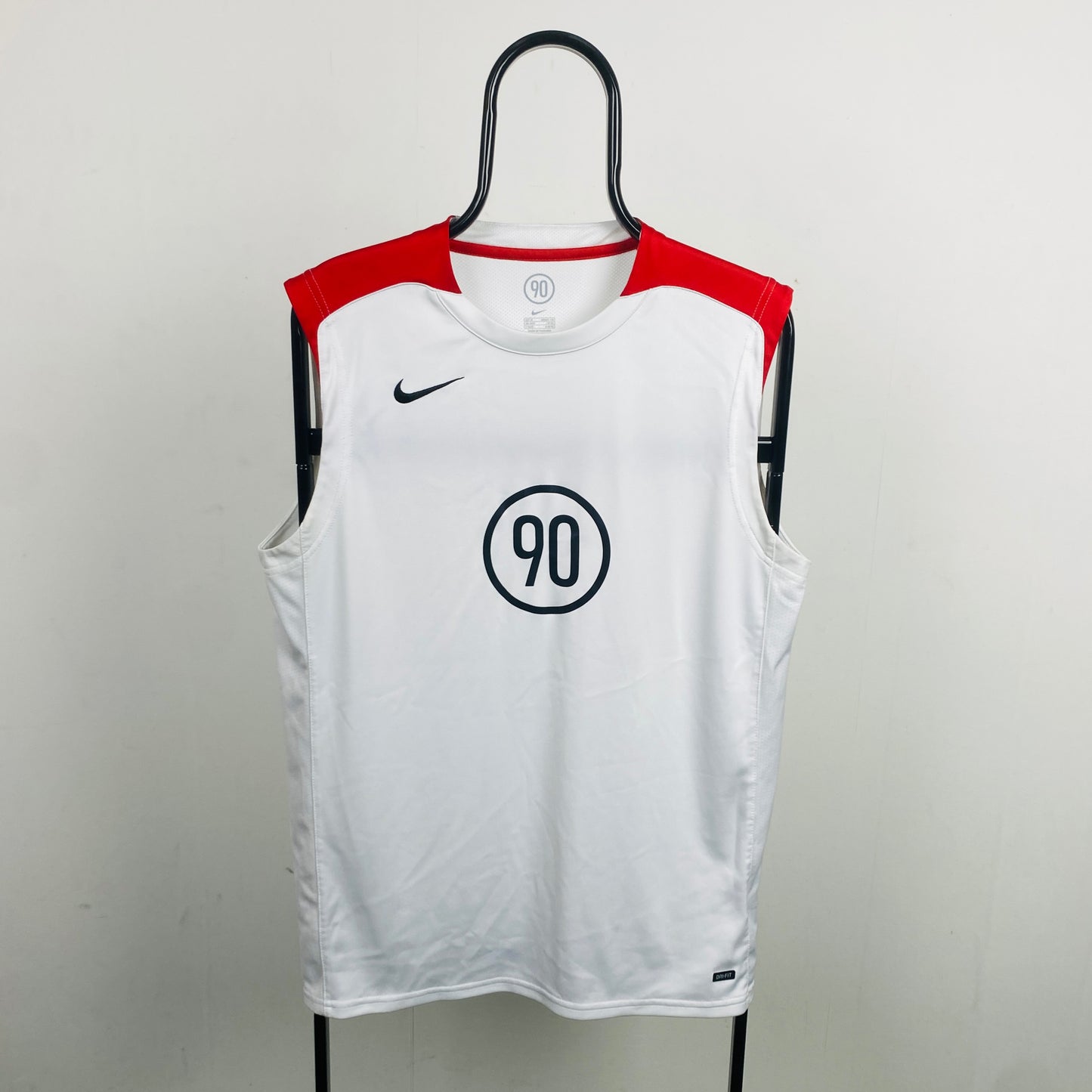 00s Nike T90 Vest T-Shirt White Medium