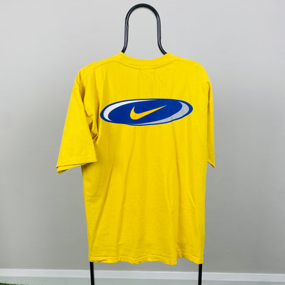 90s Nike T-Shirt Yellow Medium