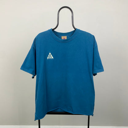 00s Nike ACG Boxy Fit T-Shirt Blue Large