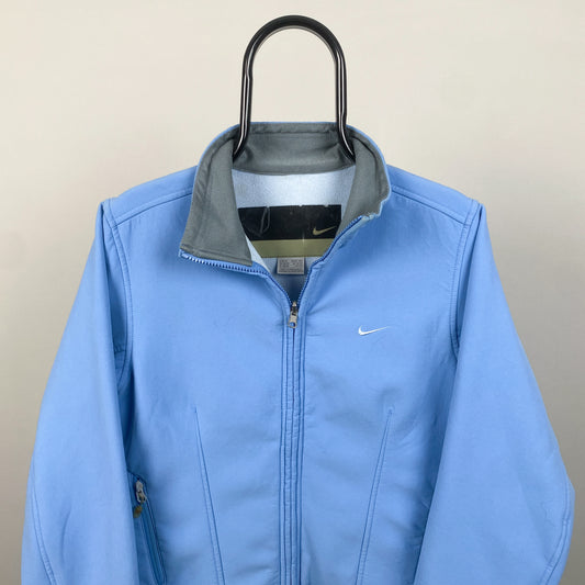 00s Nike Soft Shell Jacket Blue Medium