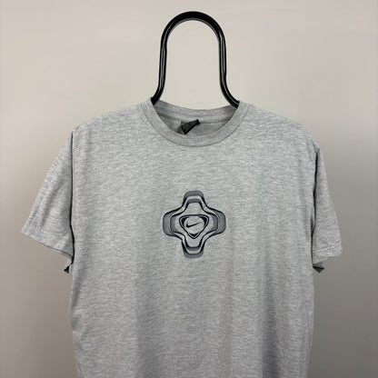 00s Nike Tiempo T-Shirt Grey Medium