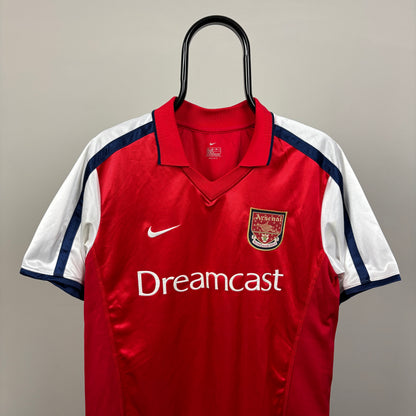 90s Nike Arsenal Football Shirt T-Shirt Red Medium