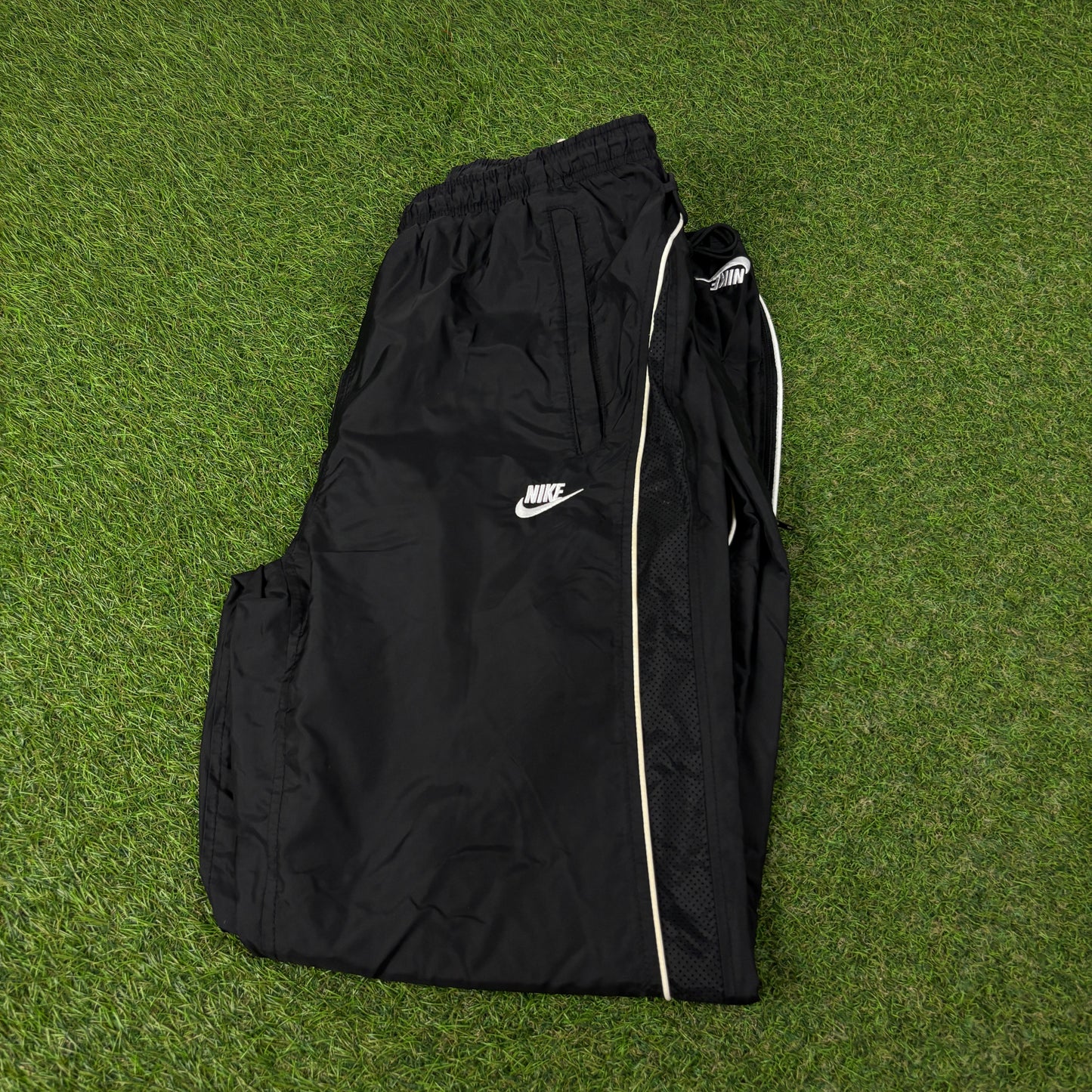 00s Nike Piping Joggers Black Medium