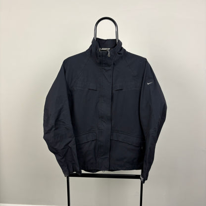 00s Nike Gore-Tex Waterproof Windbreaker Jacket Black Medium