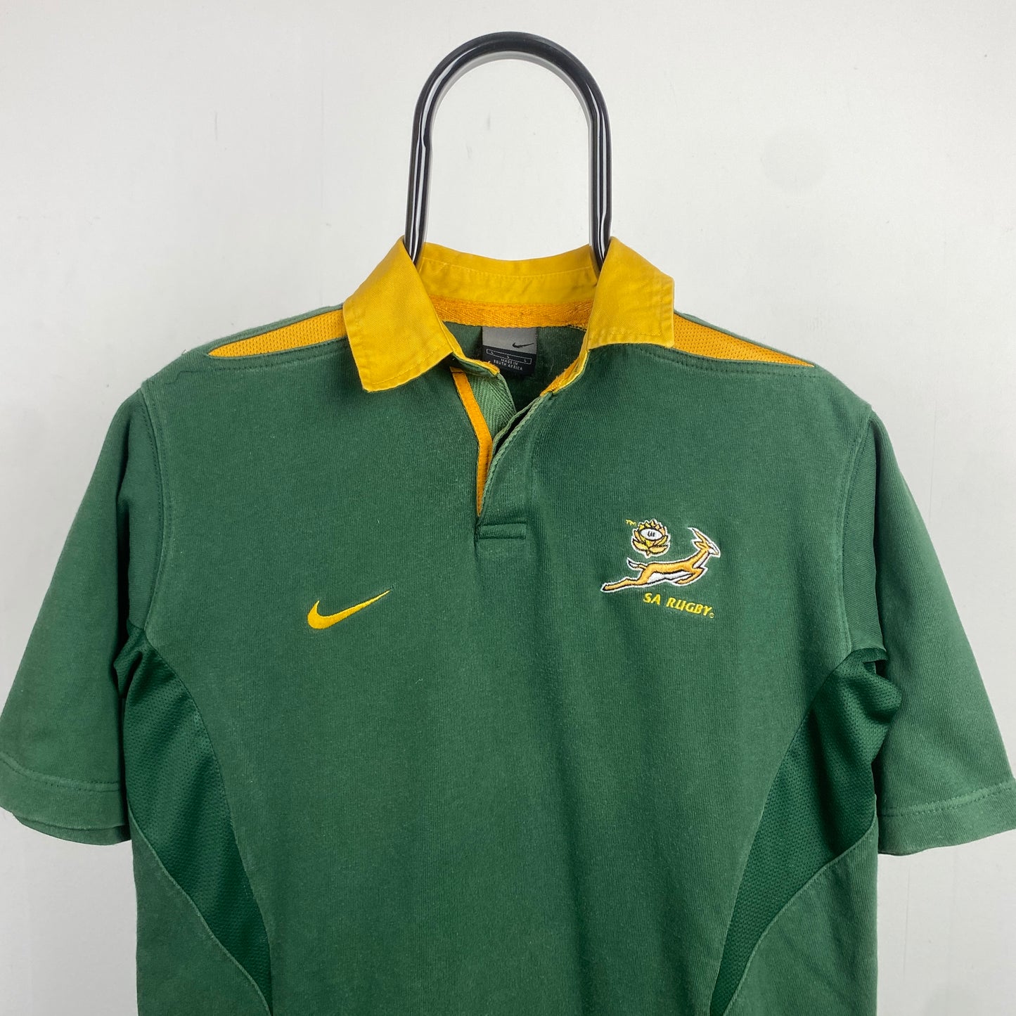 90s Nike South Africa Rugby Shirt T-Shirt Green Large