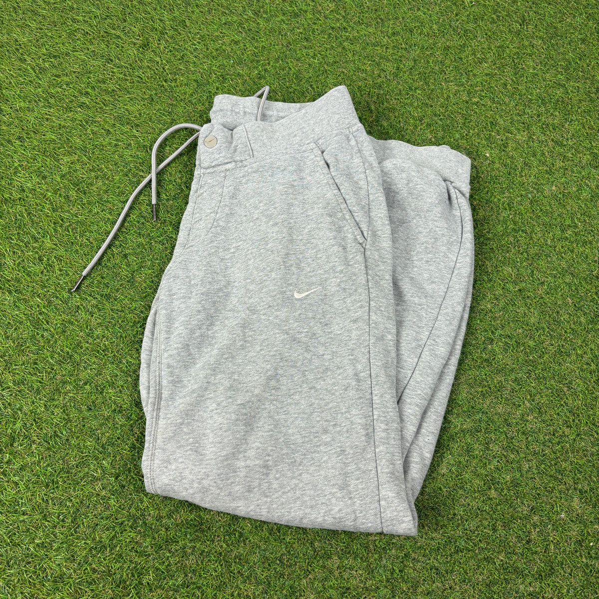 00s Nike Wide Leg Cotton Joggers Grey Women’s Medium