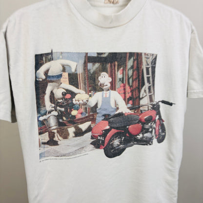 90s Wallace & Gromit T-Shirt White Women’s Medium