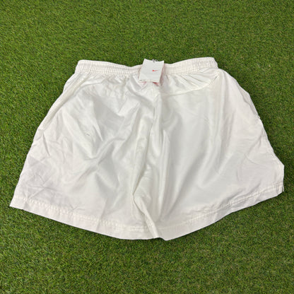 00s Nike Court Shorts White Large