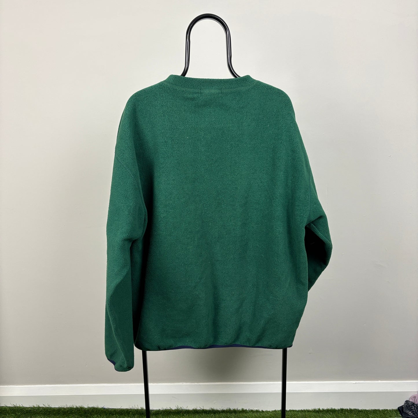 90s Nautica Fleece Sweatshirt Green XL