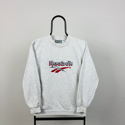 90s Reebok Sweatshirt Grey Small