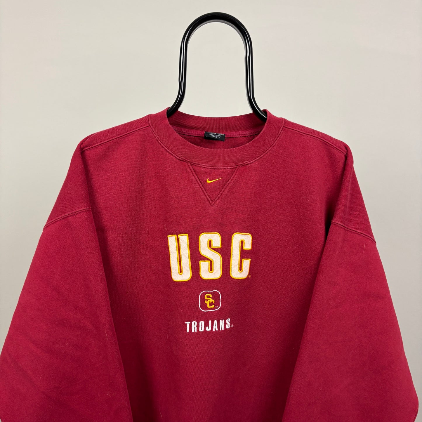90s Nike USC Trojans Sweatshirt Red Large