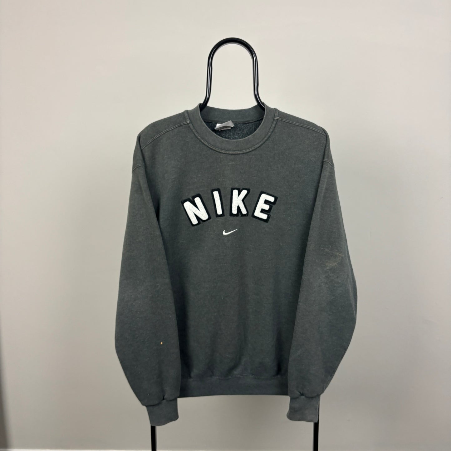 90s Nike Sweatshirt Grey Medium