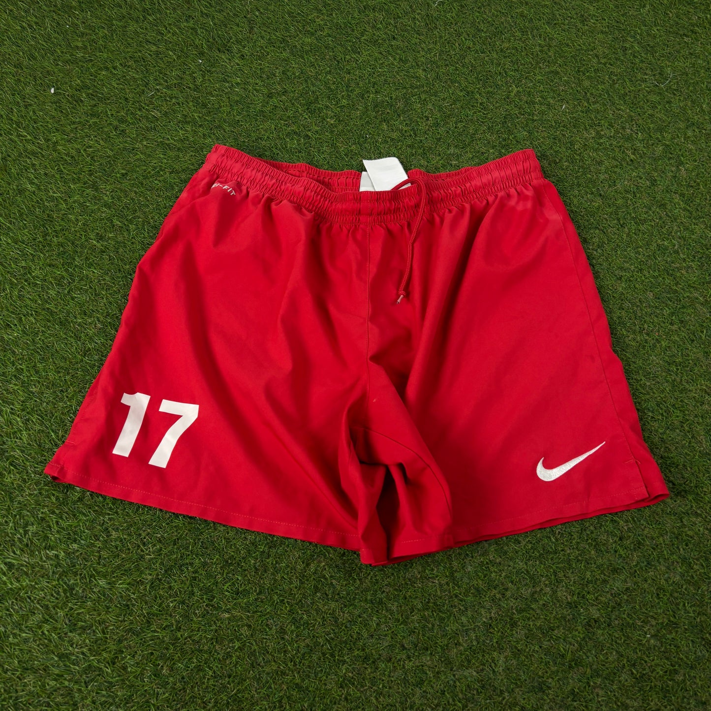00s Nike Football Shorts Red Large
