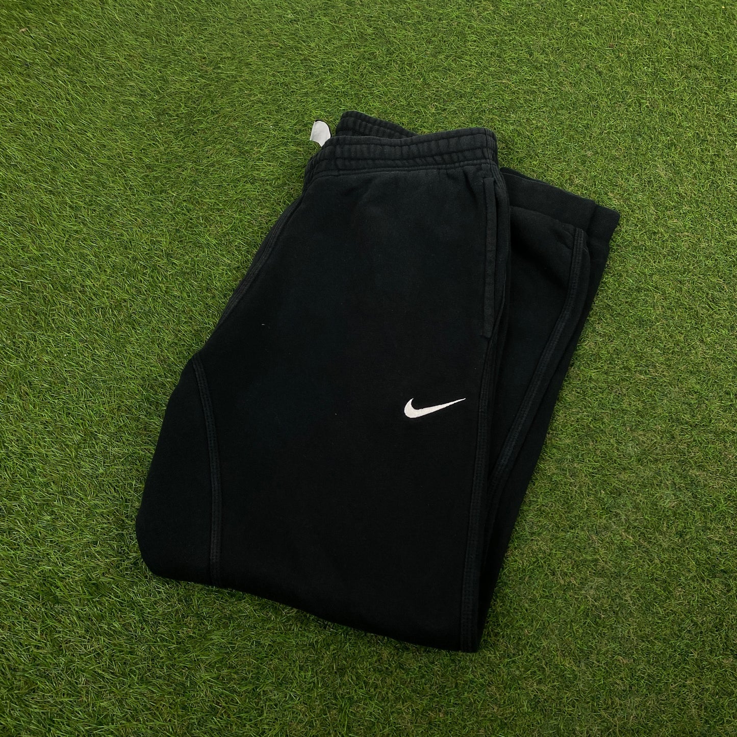 00s Nike Cotton Joggers Black Medium