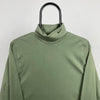 00s Nike Roll Neck Sweatshirt Green XS